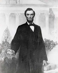 Abraham Lincoln, (painting) — Emanuel Gottlieb Leutze