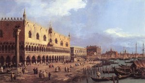 Riva Degli Schiavoni: Looking East — Canaletto