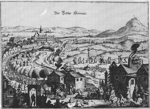 Auslauf To Schloss Hernals — Matthäus The Elder Merian