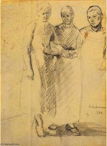 Three Women — Max Liebermann