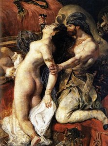 Der Tod Des Sardanapal (detail) — Eugène Delacroix