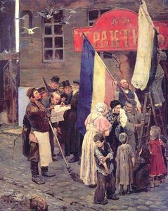 News Of The Capture Of Kars — Victor Vasnetsov