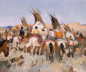 Ceremonial at Black Lake