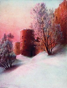 The Koporie Castle In Winter — Gavriil Kondratenko