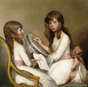 Anna Dorothea Foster And Charlotte Anna Dick — Gilbert Stuart