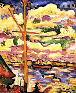 The Mast, The Port Of Antwerp — Georges Braque, Georges Braque