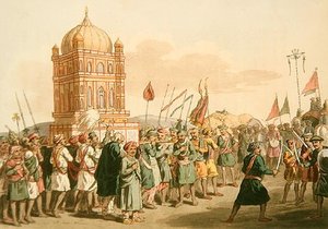 The Procession Of The Taziya, From 'a Mahratta — John Augustus Atkinson