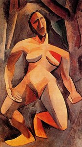 A Driade (nude In The Forest) — Pablo Picasso, Cubism