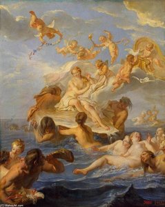Birth Of Venus — Noel Nicolas Coypel, Baroque