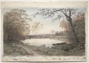 Landscape (hastings-on-hudson) — Jasper Francis Cropsey