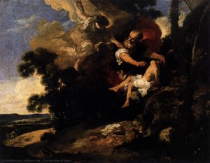 The Sacrifice Of Isaac — Johann Liss, Baroque