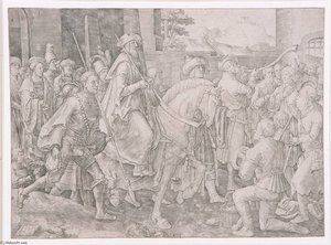 The Triumph Of Mordecai — Nicolaes De Bruyn