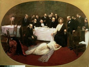 Mary Magdalene In The House Of The Pharisees — Jean Georges Béraud