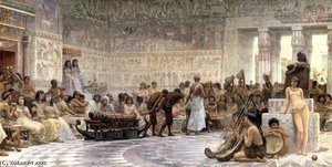 An Egyptian Feast - — Edwin Longsden Long