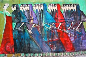 Marching Women — Alaa Awad