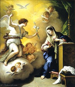 The annunciation.