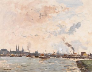 The North Sea Canal At Amsterdam — Edward Seago