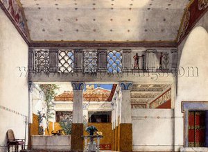 Interior Of Caius Martius's House — Lourens Alma Tadema