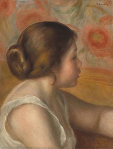 Head Of A Young Girl — Pierre-auguste Renoir, Impressionism