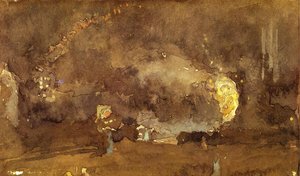 The Fire Wheel — James Abbott Mcneill Whistler, Tonalism Aestheticism