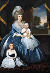 Mrs. Benjamin Tallmadge And Son Henry Floyd And Daughter Maria Jones — Ralph Earl