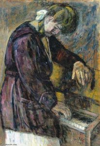 Girl Before A Harmonium — István Nagy