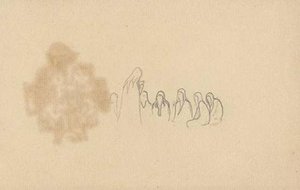 Sketch Of Figures For ''the Most Sacred'' — Nicholas Roerich