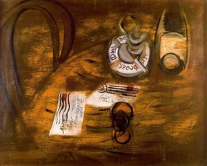 Nature Morte Au Cendrier — Francisco Gutiérrez Cossio (pancho Gutierrez Cossio)