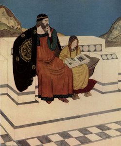 King Wanda Sat Upon His Marble Terrace Basking In The First Warmth Of The Season — Edmund Dulac