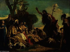 La Predica Del Battista — Giambattista Tiepolo