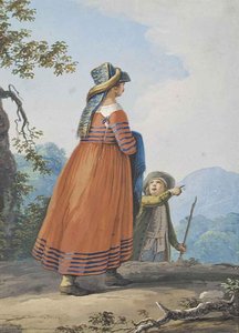 Woman with boy