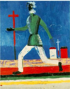 El Hombre Corriendo Óleo Sobre Lienzo (79 X 65 Cm.) Mus — Kazimir Malevich