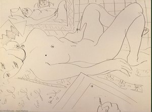 Reclining Nude (der Maler Und Sein Modell) — Henri Matisse