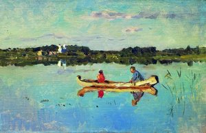 At The Lake. Fishermen. — Isaak Ilyich Levitan