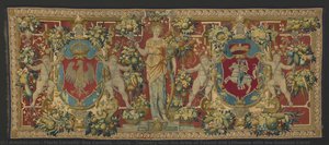 Tapestry With The Arms Of Poland And Lithuania With The Goddess Ceres — Floris Cornelis, Círculo De Bos Cornelis