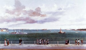 Bombardment Of Fort Sumter, Charleston Harbor, Charleston, South Carolina, 1863 — William Aiken Walker