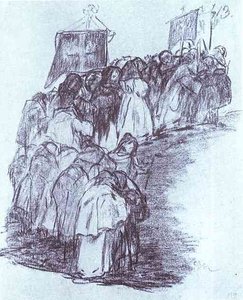 Procesión De Monjes — Francisco José De Goya Y Lucientes