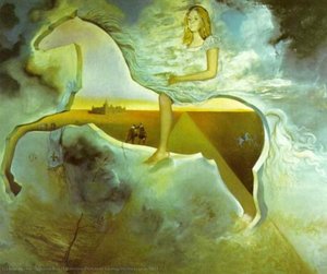 Reitporträt Von Carmen Bordiu-franco, 1974 — Salvador Dalí, Surrealism
