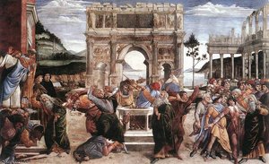 The Punishment Of Korah — Sandro Botticelli