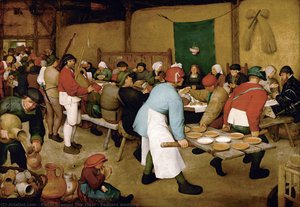 Peasant Wedding — Pieter Bruegel The Elder, Northern Renaissance