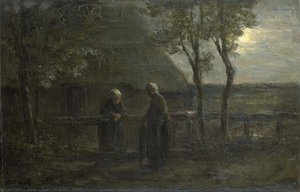 "Neighborly Gossip", Jozef Israëls, 1897