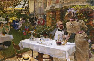 Cafe De Paris — Joaquín Sorolla Y Bastida, Realism