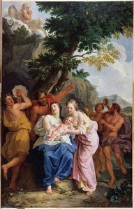 Jupiter Enfant Eleve Par Les Corybantes — Noel Nicolas Coypel
