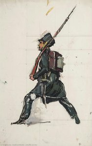 Infantería En Marcha — Ferdinand Hodler