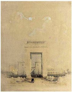 Great Gateway Leading To The Temple Of Karnak, Thebes — David Roberts