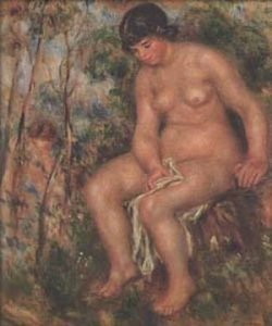 Bather — Pierre-auguste Renoir