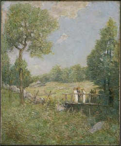 The Fishing Party — Julian Alden Weir