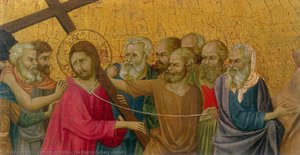 The Way To Calvary (detail) — Ugolino Di Nerio