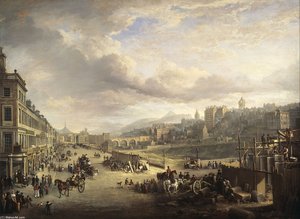 Princes Street With The Commencement Of The Building Of The Royal Institution — Alexander Nasmyth