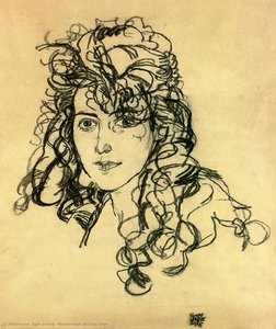Madchenkopf (frau Sohn) — Egon Schiele